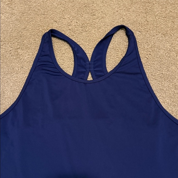 Fabletics Navy Blue Racerback Tank Top - Picture 2 of 5